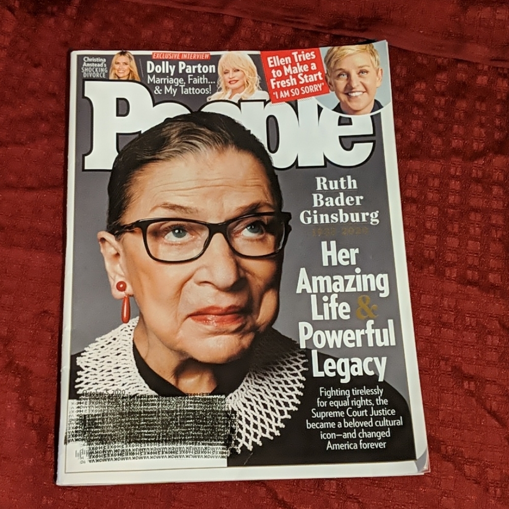 Ruth Bader Ginsburg Issue of People Magazine